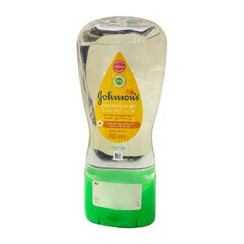 تركيبة جل-زيت مرطبة ومنعّمة من جونسون بالزهور – 200 مل