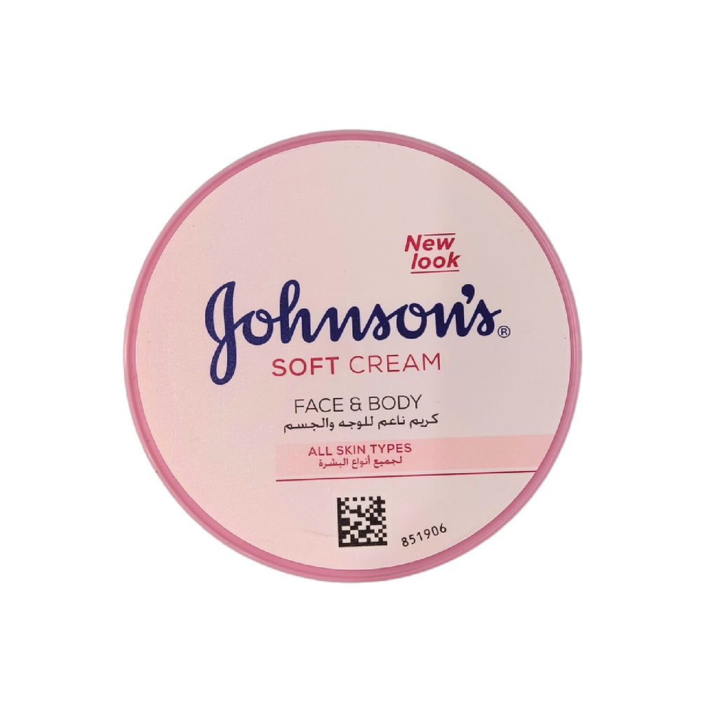 كريم العناية الناعمة من جونسون – للوجه والجسم – 200 مل