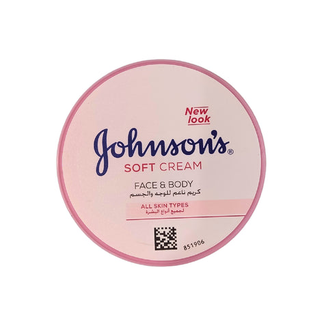 كريم العناية الناعمة من جونسون – للوجه والجسم – 200 مل