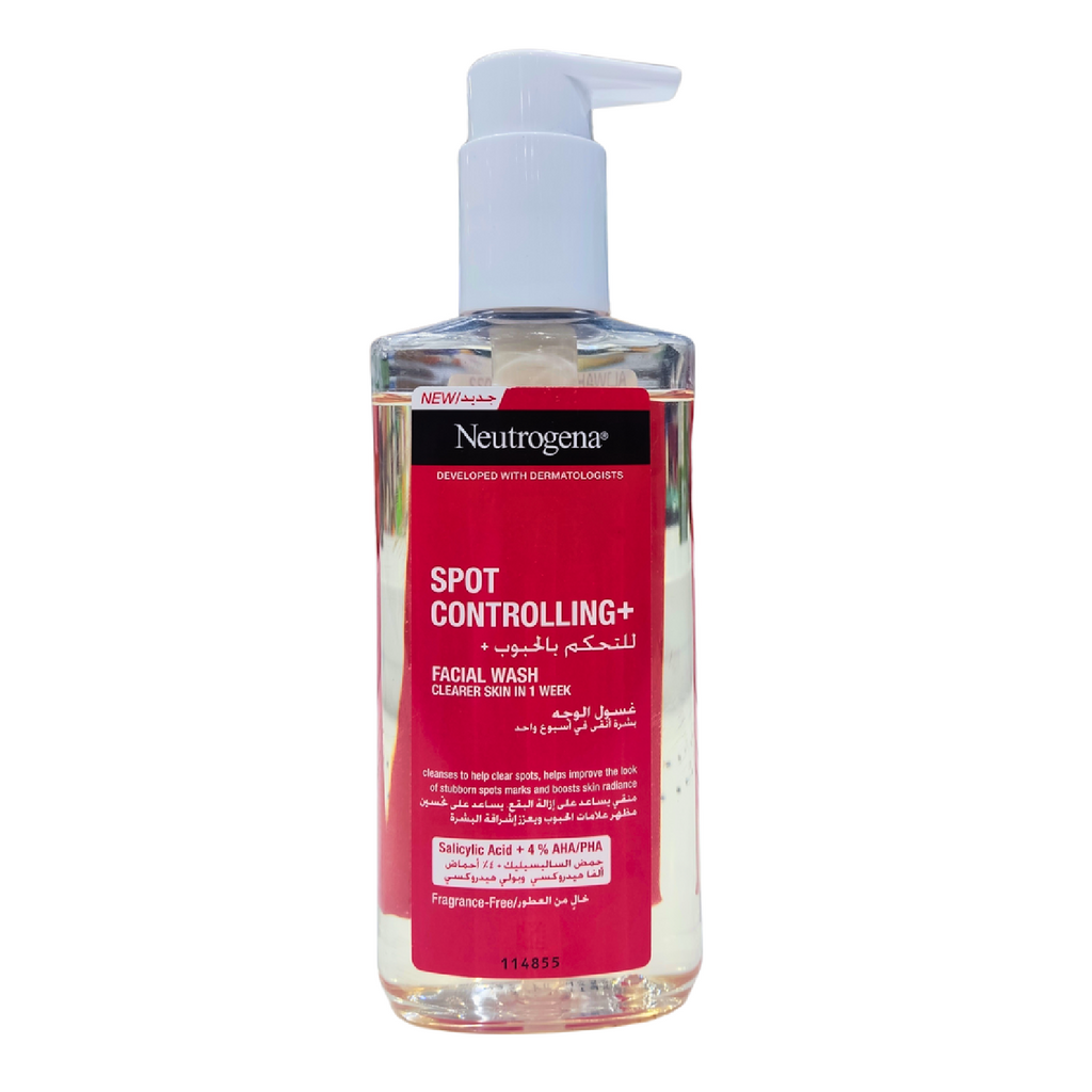 Neutrogena Clear Skin Facial Wash – Spot-Fighting Formula (200ml)