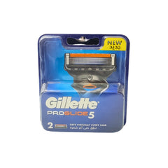 Gillette Fusion Proglide â€“ 5-Blade Precision Razor Cartridges (2 Pcs)