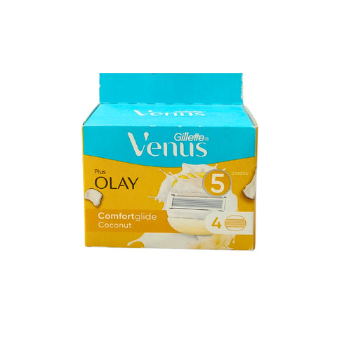 ڤينوس وأولاي – شفرات ناعمة بترطيب مزدوج (4 شفرات)