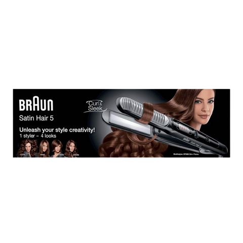 Braun St550 Satin Hair 5 Styler Ceramic Flat Iron Hair