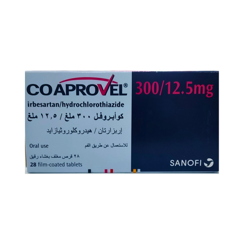 Co Aprovel 300 / 12.5 Mg 28 Tablets