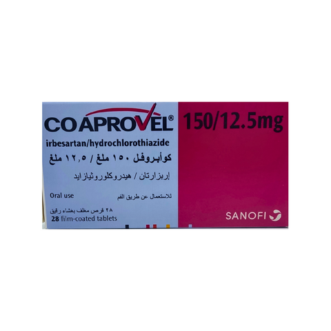 Co Aprovel 150 / 12.5 Mg 28 Tablets