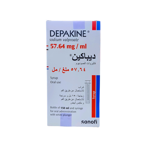 Depakine Syrup 57.64Mg/1Ml - 150Ml