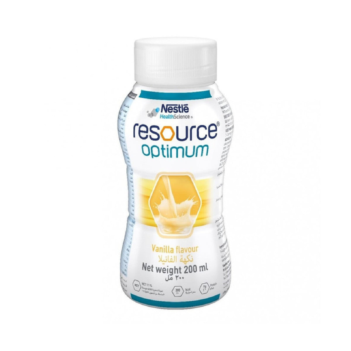 Nestle Resource Optimum Vanilla Flavor 24 X 200 Ml