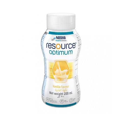 Nestle Resource Optimum Vanilla Flavor 24 X 200 Ml