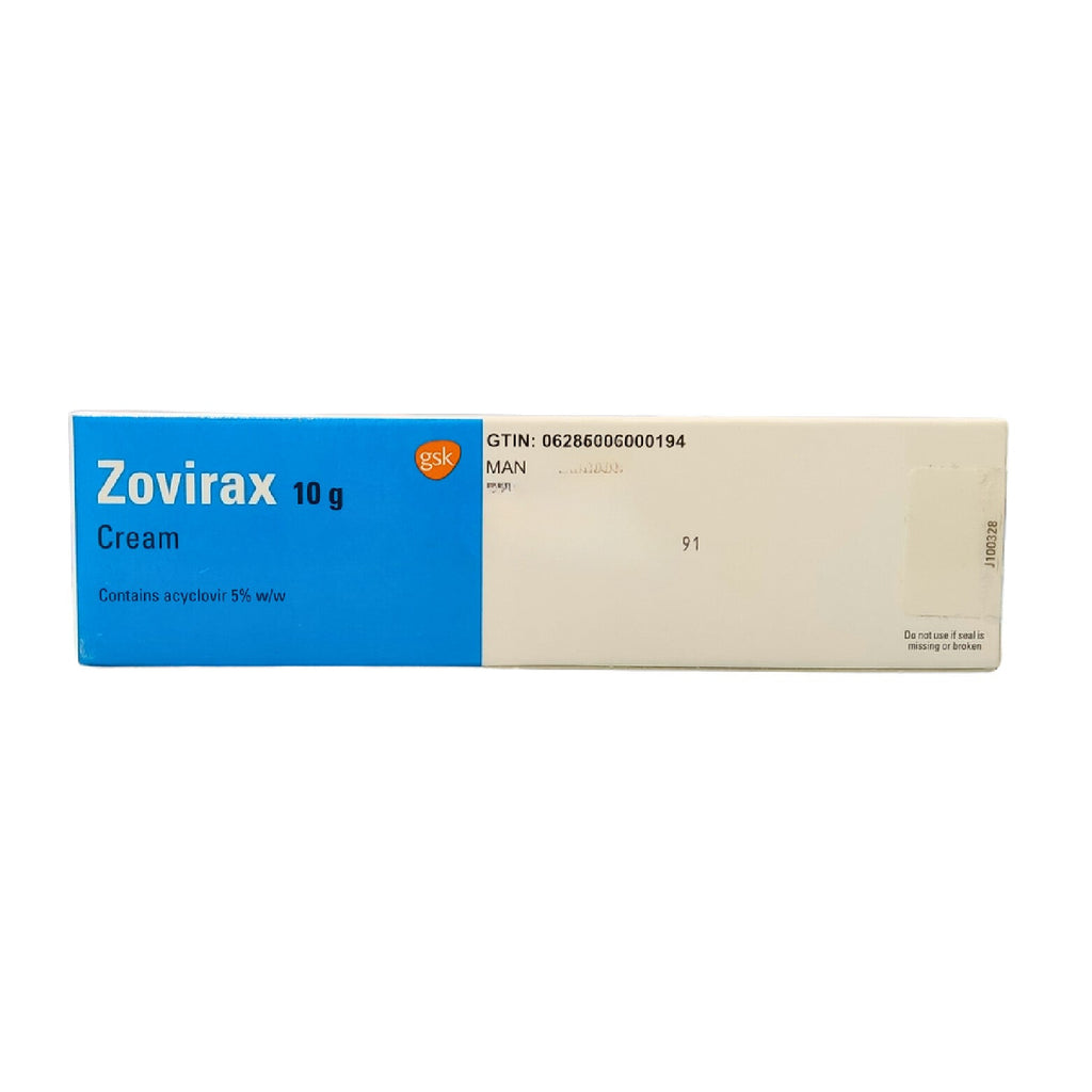 Zovirax Cream 5%-10G-Antiviral For Herpes Simplex Infections