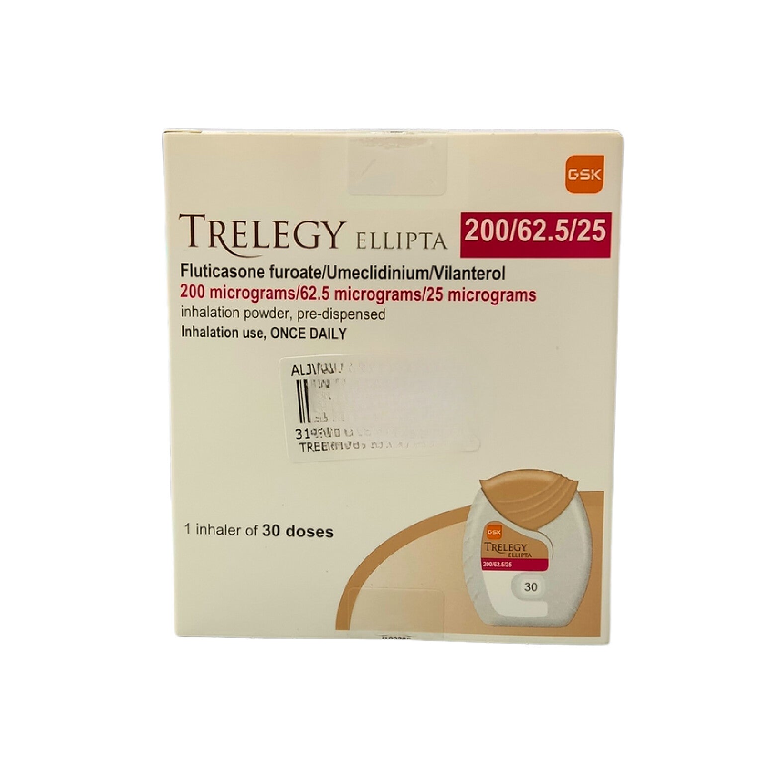 Trelegy Ellipta Inhaler 30 Doses – Al-Jawaher Al Motamyza Pharmacies
