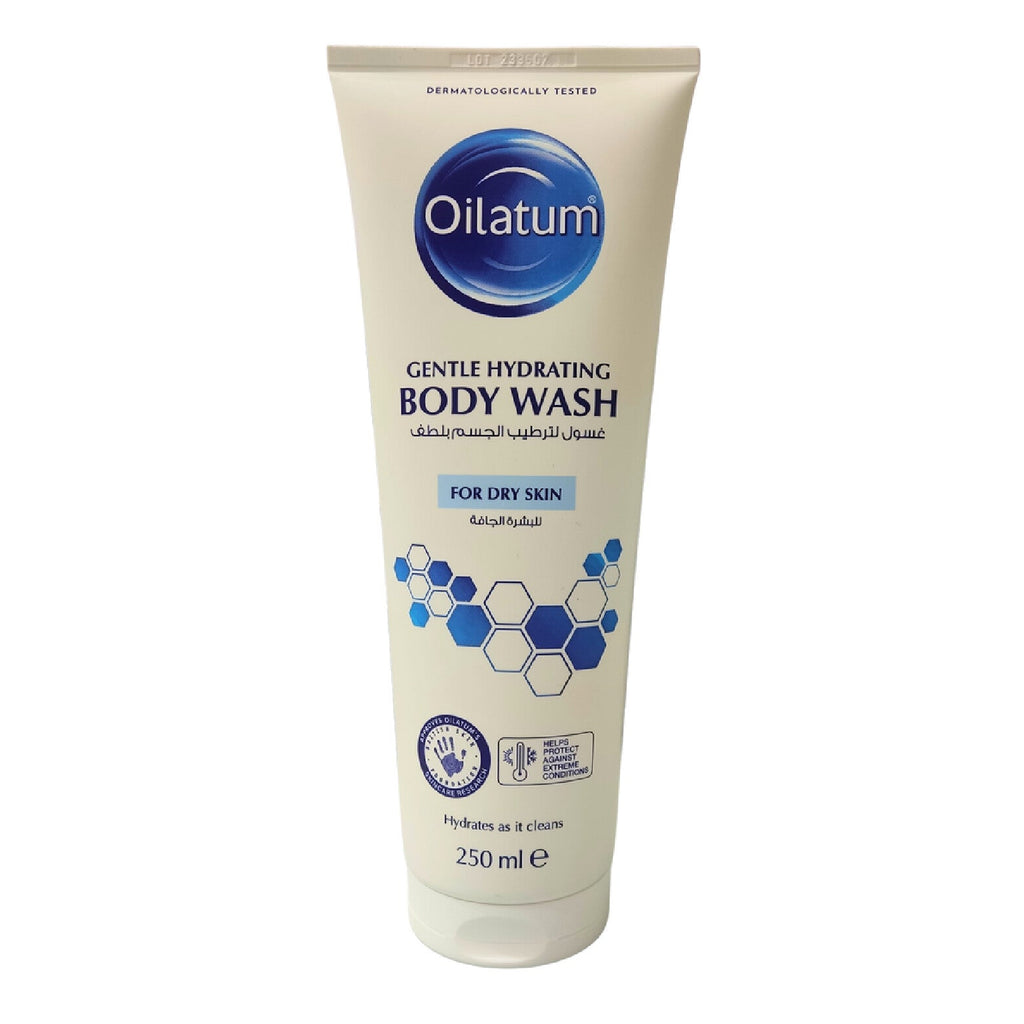 Oilatum Gentle Hydrating Body Wash 250Ml-For Dry Skin Care