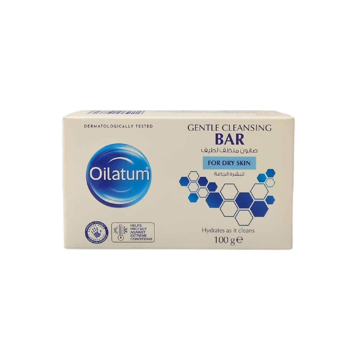 Oilatum Gentle Cleansing Bar 100G-For Cleansing and Moisturising Dry Skin