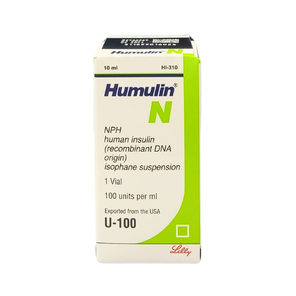 Humulin-N Intermediate-Acting Insulin Vial