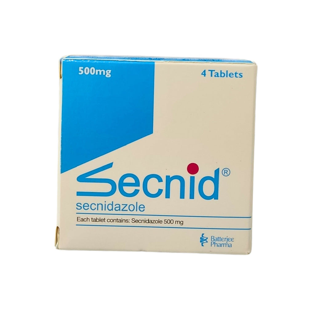 Secnid Antibacterial and Antiparasitic Tablets 500mg 4 Tablets
