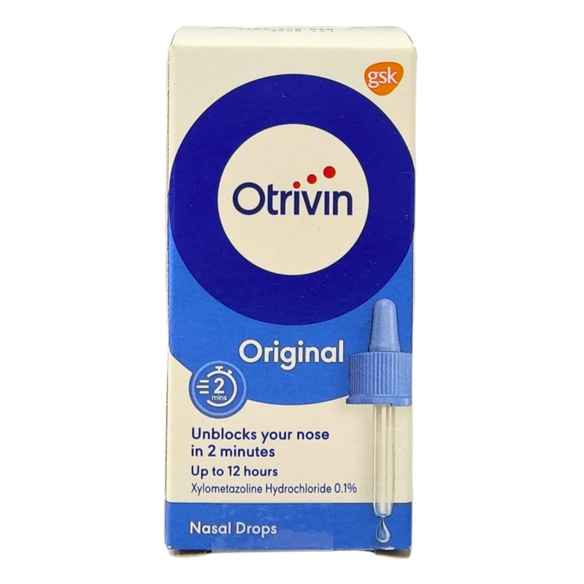 Otrivin .01% Adult Nasal Drops 10Ml
