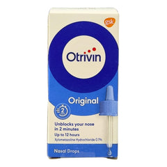 Otrivin .01% Adult Nasal Drops 10Ml