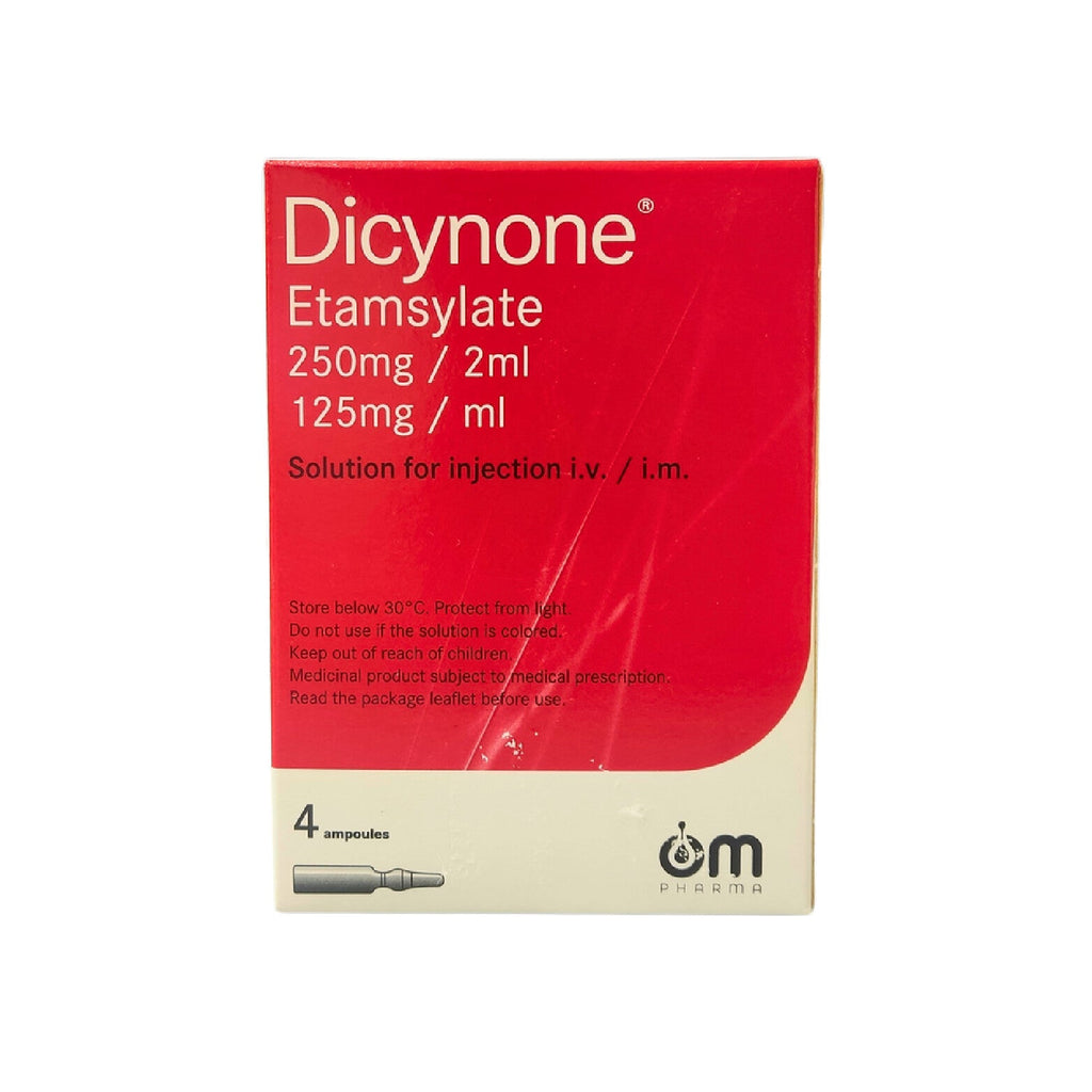 Dicynon 250Mg/2Ml (4 Ampules) – For Vascular Protection & Bleeding Reduction