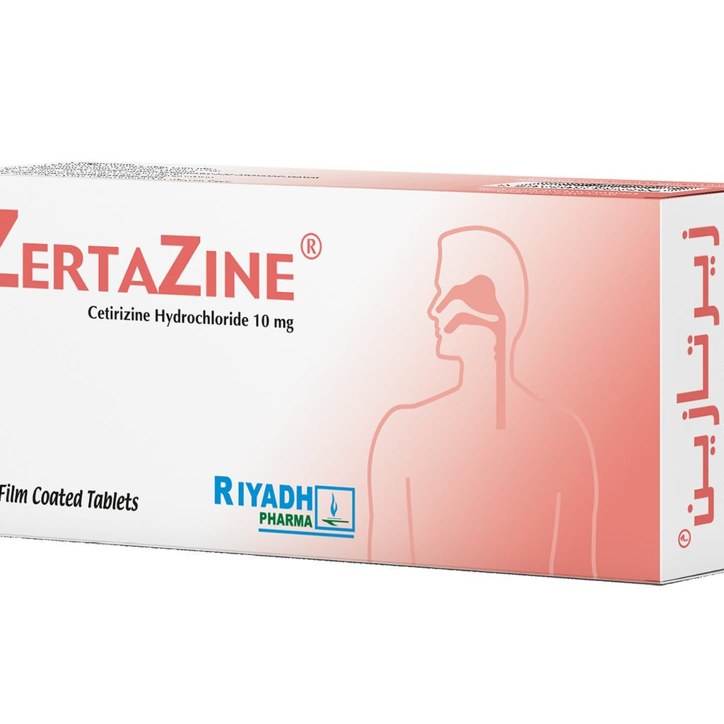 Zertazine 10 Mg 20 Tablets-Antihistamine