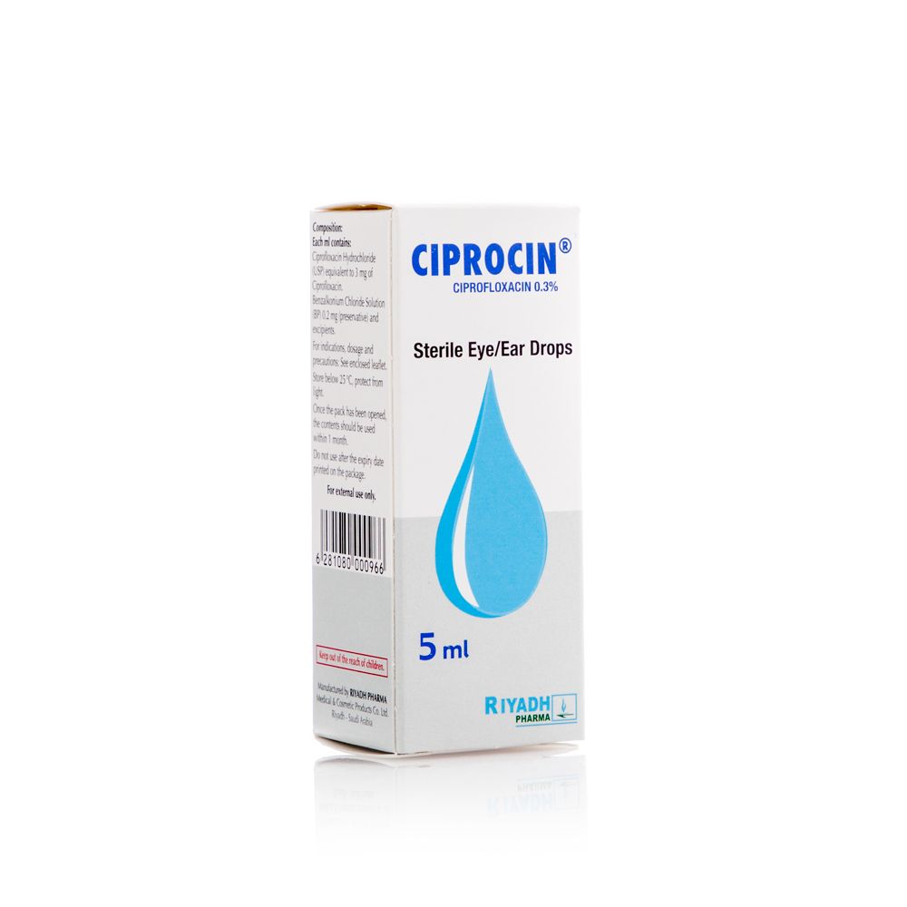 Ciprocin Eye & Ear Drops - 5 Ml