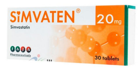 Simvatin 20 Mg Tablet 30Pcs