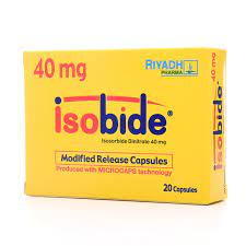 Isobide For Angina Pectoris 40 Mg - 20 Capsules