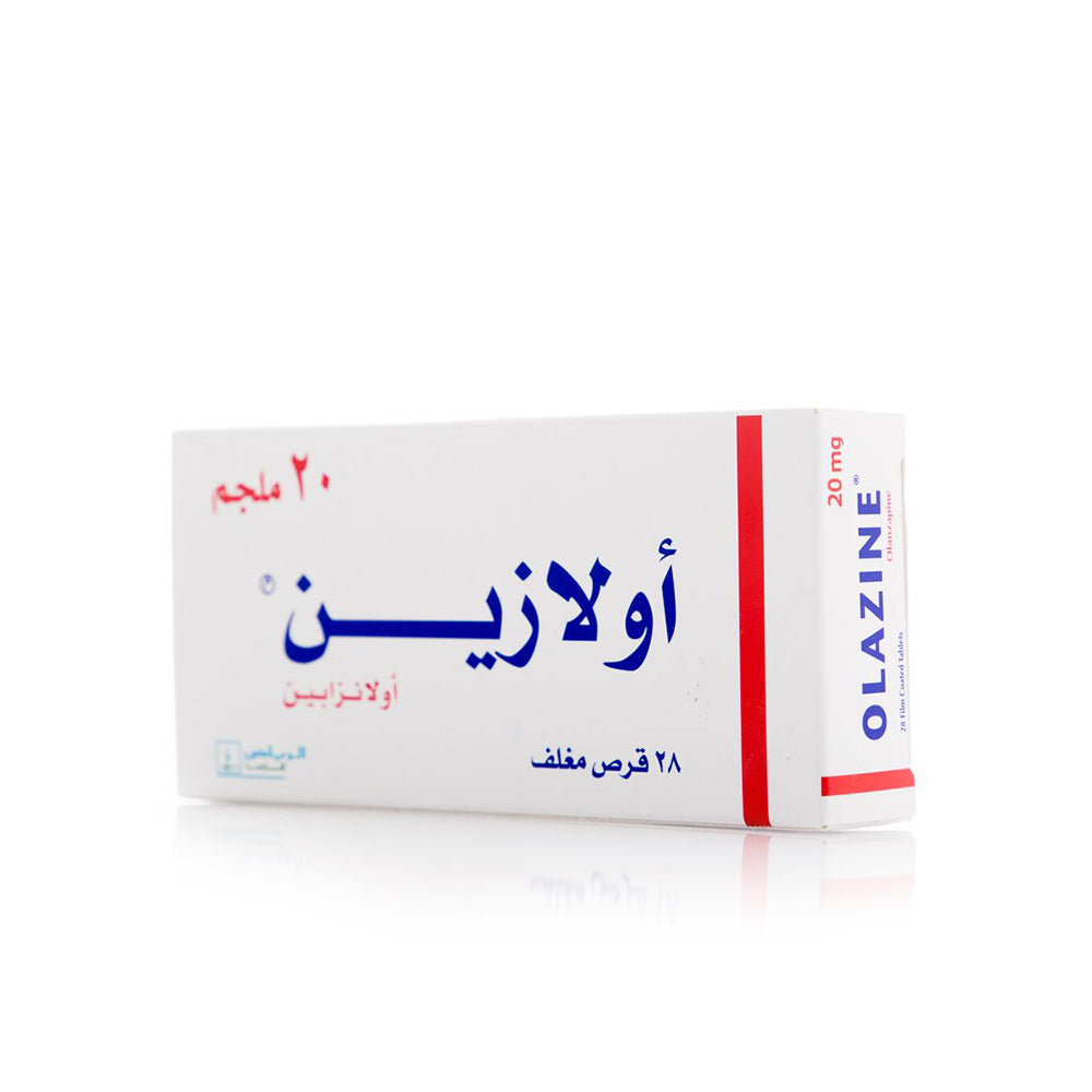 صيدلية الجواهر المتميزةدواء اولازين 20 مجم 28 قرص Al Jawaher Al 
