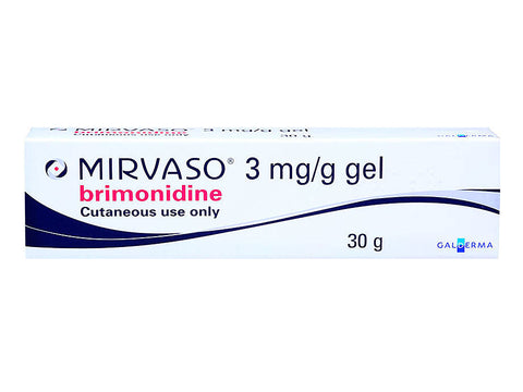 Mirvaso Gel 3 Mg/Gm For Persistent Facial Treatment - 30Gm