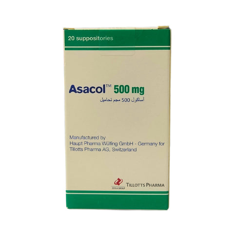 Asacol Rectal Anti Inflammatory Suppositories 20 Pack