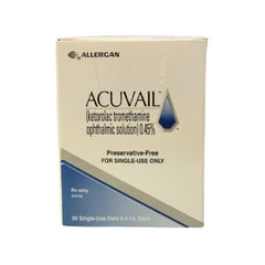 Acuvail Lubricating Eye Drops 30 Vials
