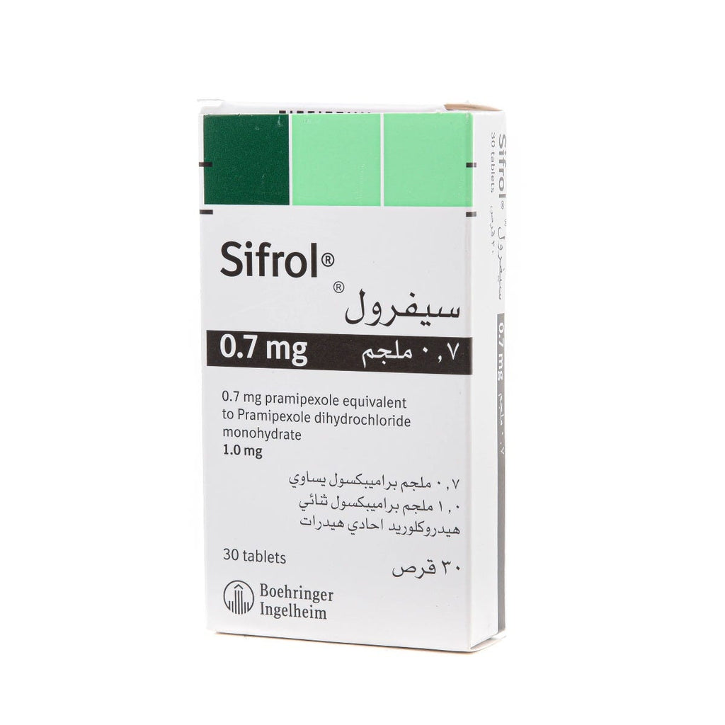 Sifrol 0.7Mg Tab(1.0) - 30Tab