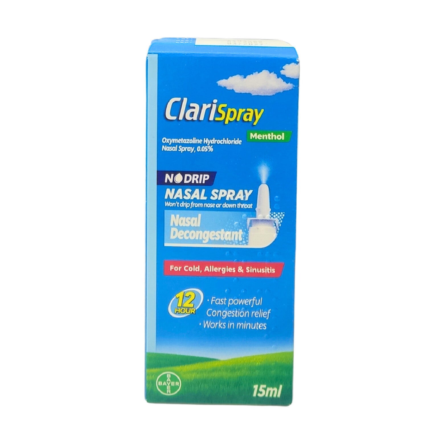 Clarispray Menthol Nose Spray 15ml