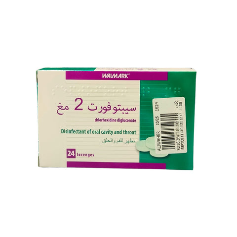 Septofort Lozenges 24Pcs-For Sore Throat Relief