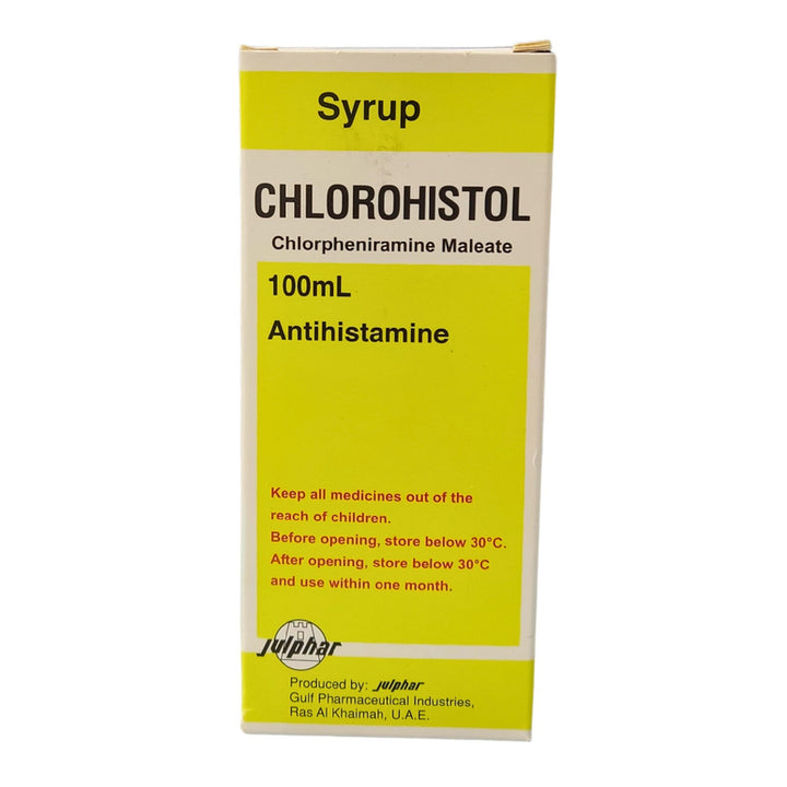 Chlorohistol Allergy and Cough Syrup 100ml – Al-Jawaher Al Motamyza ...