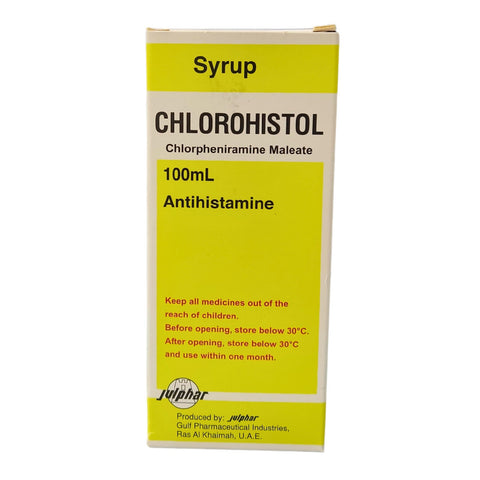 Chlorohistol Allergy and Cough Syrup 100ml