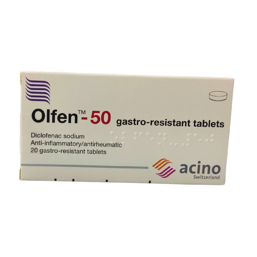 Olfen 50mg – Anti-Inflammatory Tablets – 20 Count