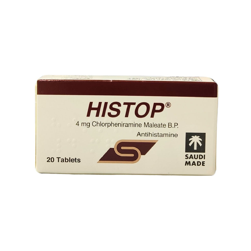 Histop Antihistamine Tablets 4mg 20 Tablets