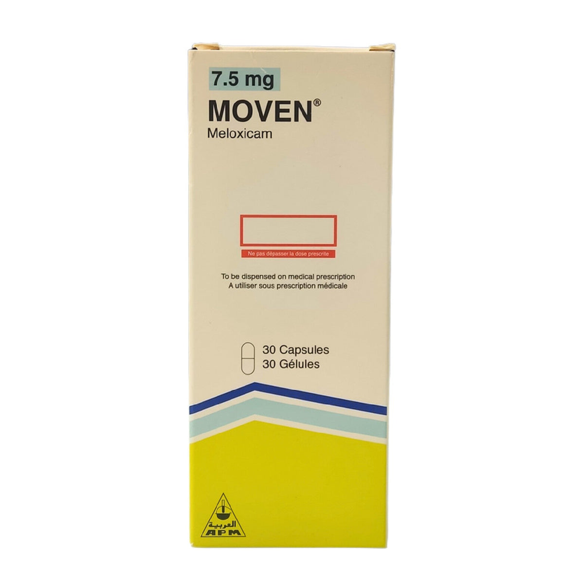 Moven 7.5MG capsule for pain relief 30 Caps