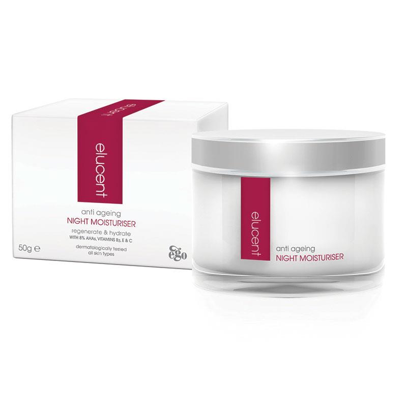 Elucent Night Moisturiser 50Gm Ego