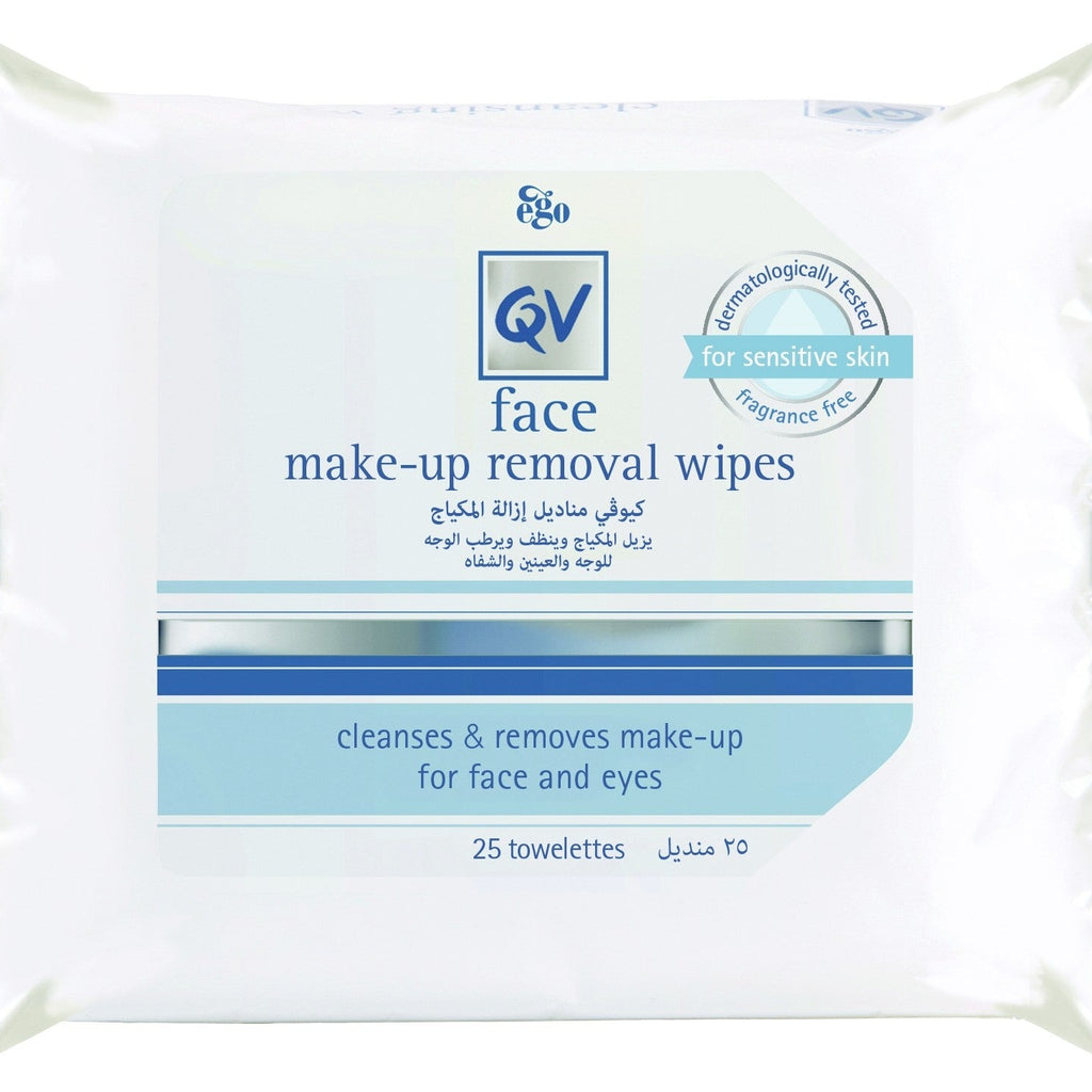 Face Make Up Removal 25 Wipes Qv