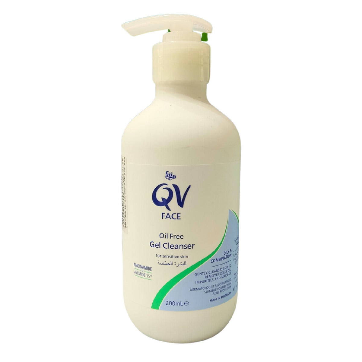 Gel Cleanser Sensitive Skin Oil Free 200 ML QV