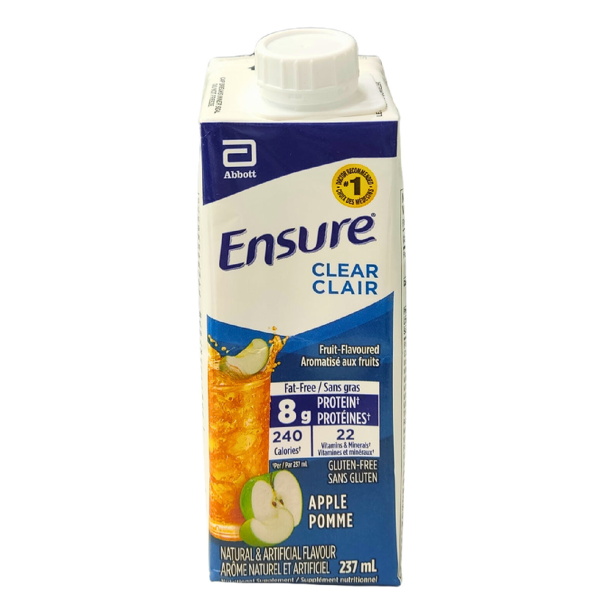Ensure Clear Apple Flavor 24x237ml