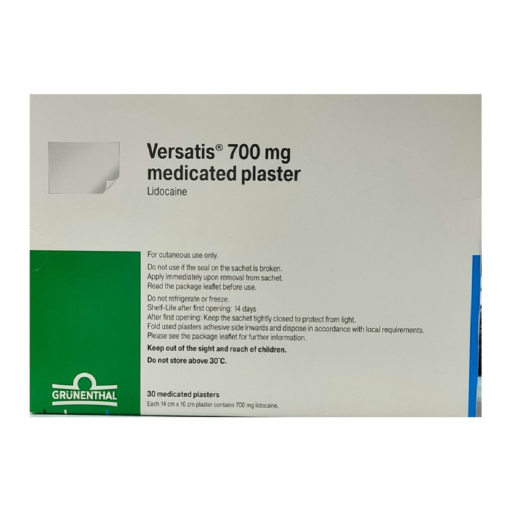 Versatis Pain Relief Patches