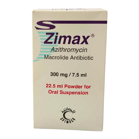 Zimax DS Antibiotic Oral Suspension 300mg 22.5ml