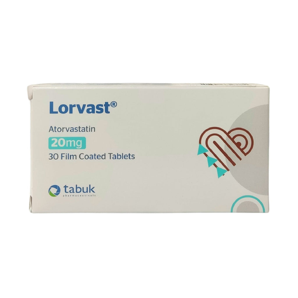 Lorvast 20MG Heart Health 30 Tabs