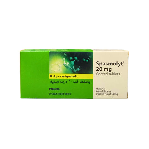 Spasmolyt Muscle Relaxant 20mg Tablets
