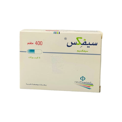 Cefix 400Mg Cefixime Broad-Spectrum Antibiotic-6 Capsules