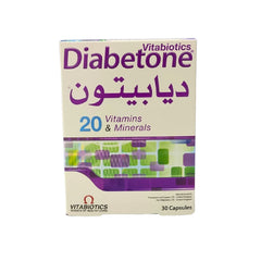 Diabetone Supplement for Diabetic Support 30 Capsules