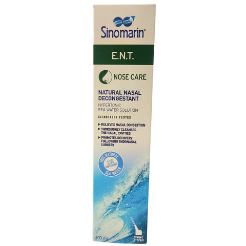 Sinomarin Ent Nose Care Spray 200Ml-Natural Sea Water Solution