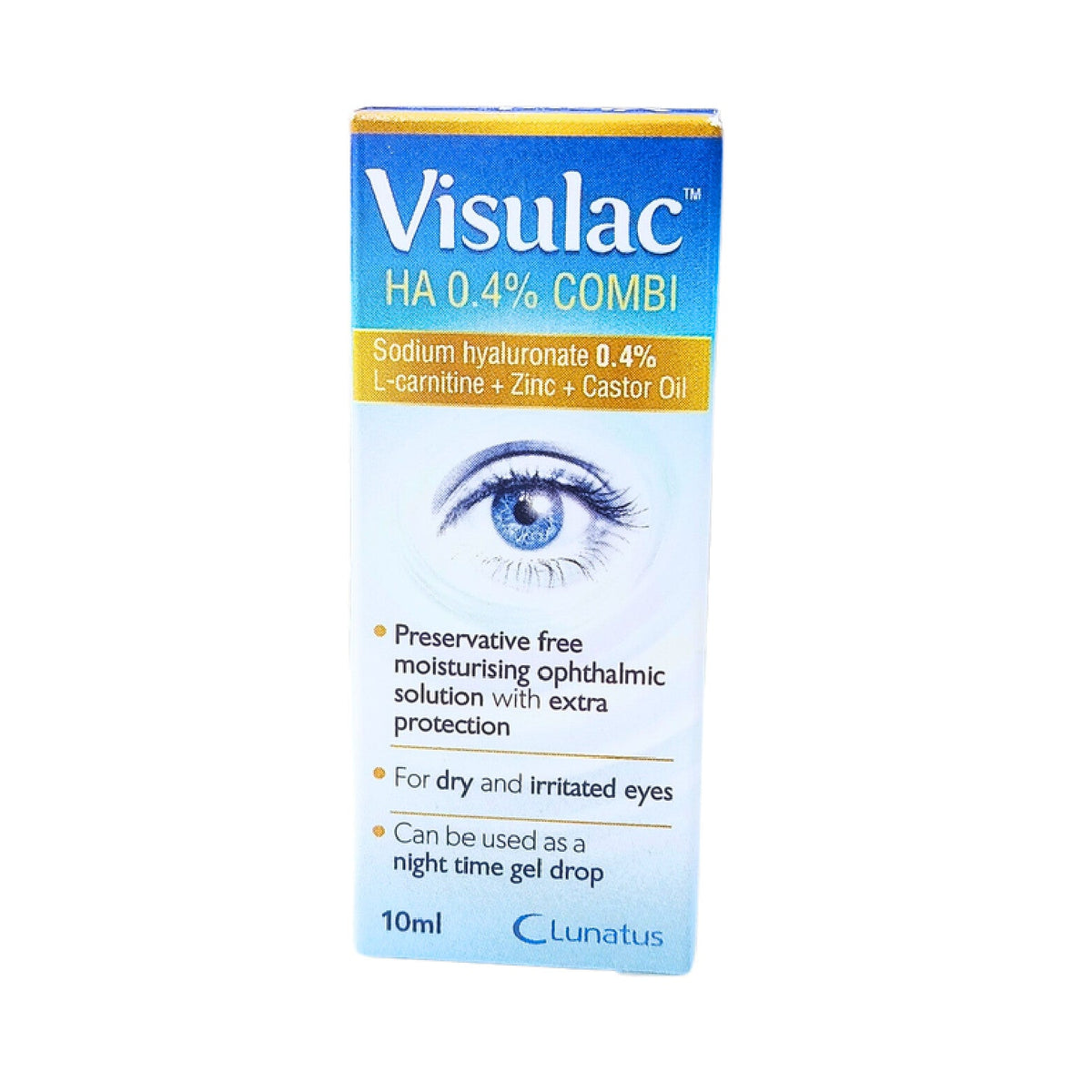 Visulac HA 0.4% Eye Drops – Intensive Eye Hydration 10ml