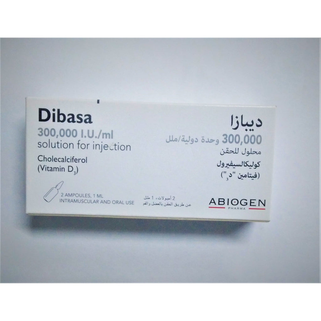 Dibasa Vitamin D3 Injection 300000 IU 2 Ampoules 1ml